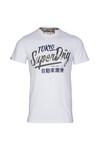 Superdry Mens White Superdry White Ticket Type Camo T-Shirt