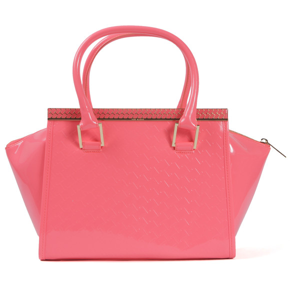 Ted Baker Womens Pink Tena T Emboss Tote Bag #1