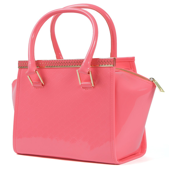 Ted Baker Womens Pink Tena T Emboss Tote Bag #3