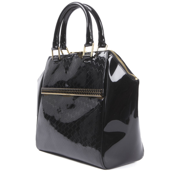 Ted Baker Womens Black Tahira T Emboss Large Tote Bag #4