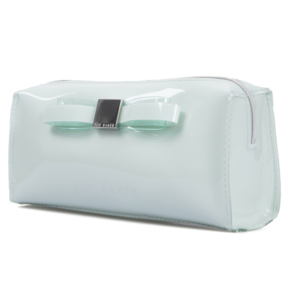 Ted Baker Womens Green Sahra Bow Make Up Case main image
