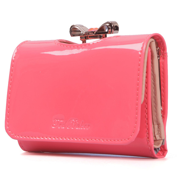 Ted Baker Womens Pink Ted Baker Temmey Small Crystal Bow Purse  main image