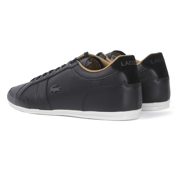 Lacoste Mens Black Lacoste Alisos 16 SRM Trainer main image
