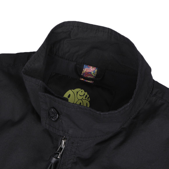 Pretty Green Mens Black Kingsway Harrington Jacket main image