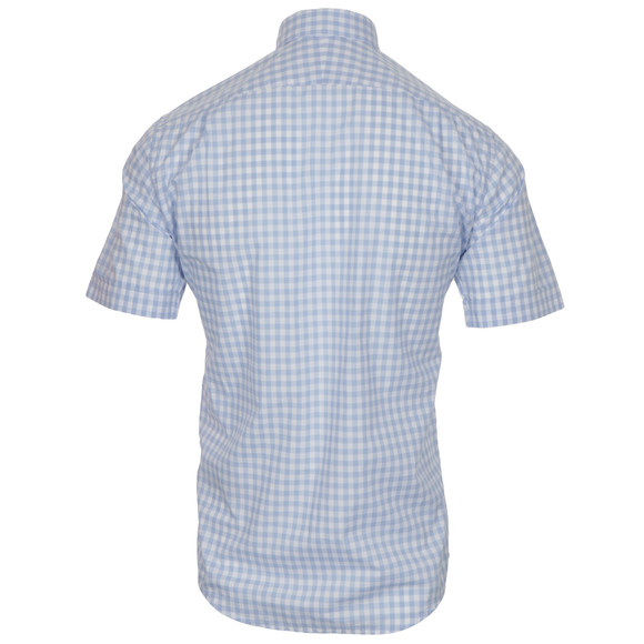 Lacoste Mens Blue Lacoste CH6105 Mineral Check Woven Shirt main image