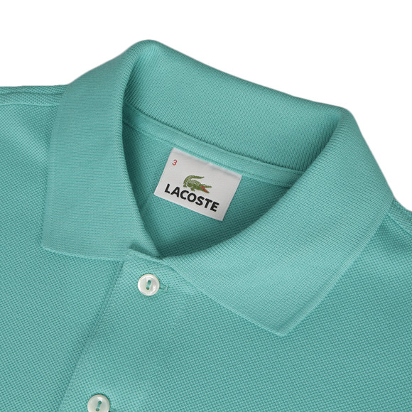 Lacoste Mens Green L1212 Thalassa Plain Polo Shirt #2