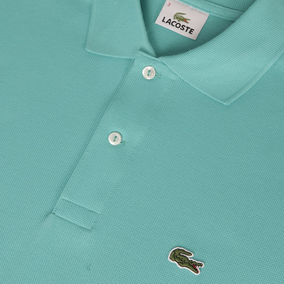 Lacoste Mens Green L1212 Thalassa Plain Polo Shirt #3