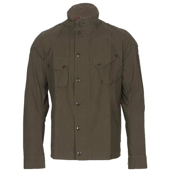 Barbour International Mens Green Barbour Felling Olive Casual Jacket main image