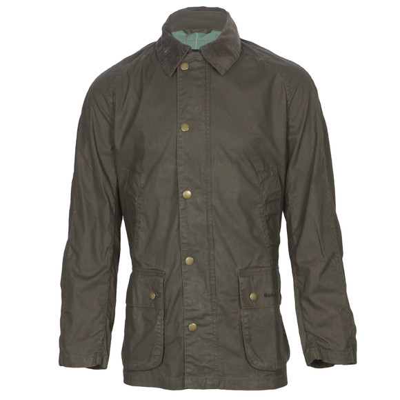 Barbour Lifestyle Mens Green Barbour Rambler Olive Carbon Wax Jacket main image
