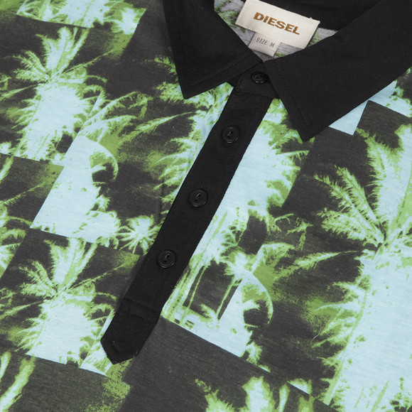 Diesel Mens Multicoloured Diesel Multi T-Jungle Printed Polo #3