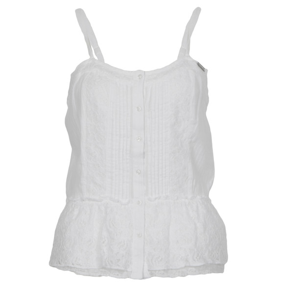 Superdry Womens White Natsu Lights Cami #1