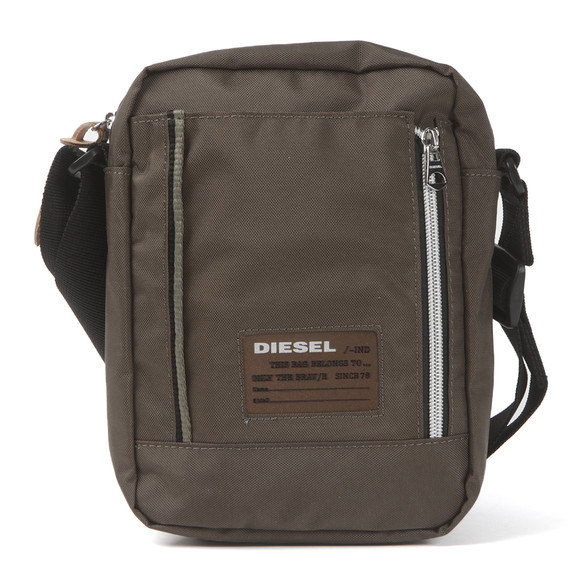 Diesel Mens Green Diesel K-Two Back On Track Khaki Bag main image