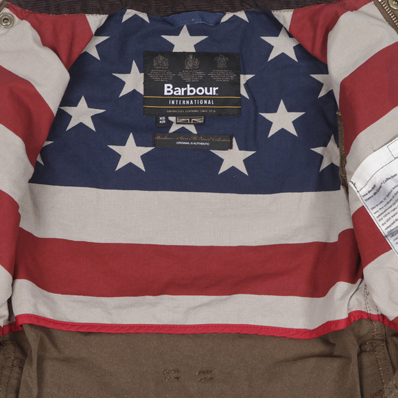 Barbour Int. Steve McQueen Boys Brown Washington Waxed Jacket #2