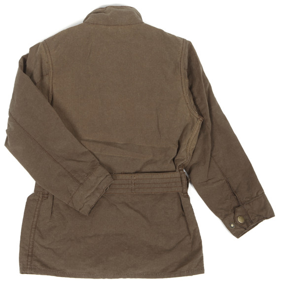Barbour Int. Steve McQueen Boys Brown Washington Waxed Jacket #5