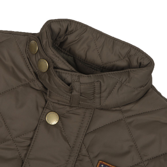 Barbour Int. Steve McQueen Boys Green Jefferies Quilt main image