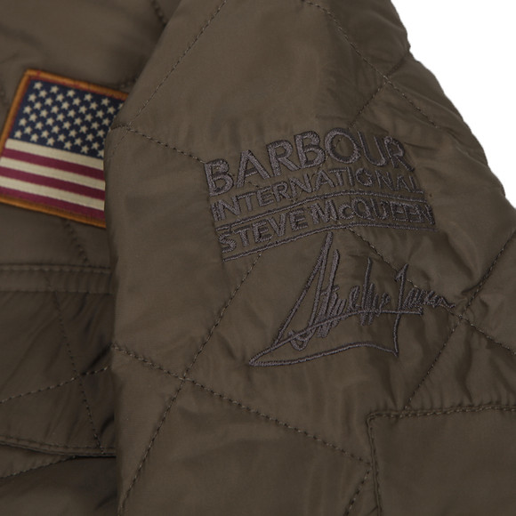 Barbour Int. Steve McQueen Boys Green Jefferies Quilt main image