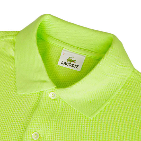 Lacoste Mens Green L1212 Amandine Plain Polo Shirt #2
