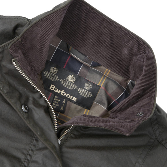 Barbour Lifestyle Womens Green Ferndown Wax Jacket #2