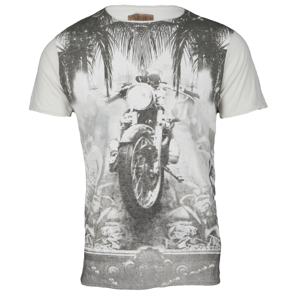 Pearly King Off White Race Crew T-Shirt 