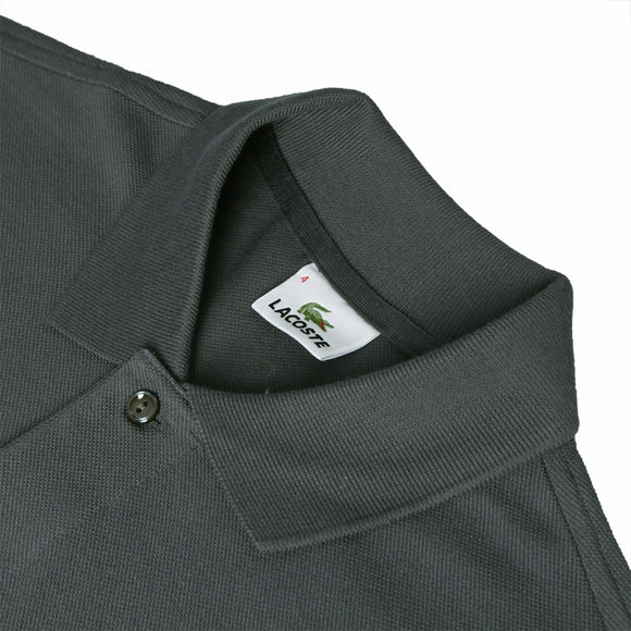 Lacoste Mens Grey L1212 Fonte Plain Polo Shirt #2