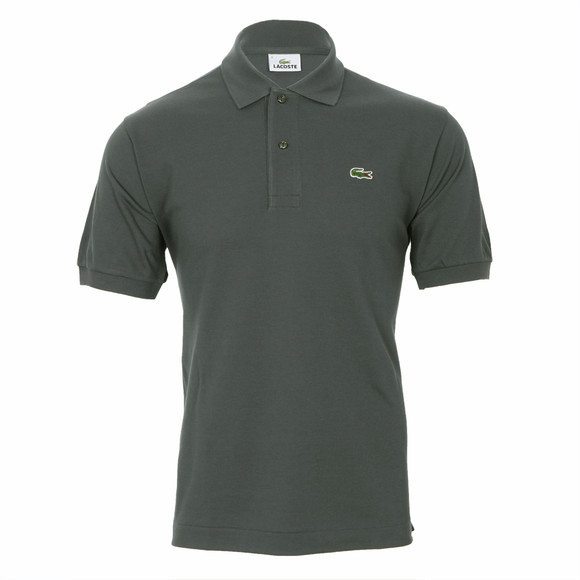 Lacoste Mens Grey L1212 Fonte Plain Polo Shirt #1