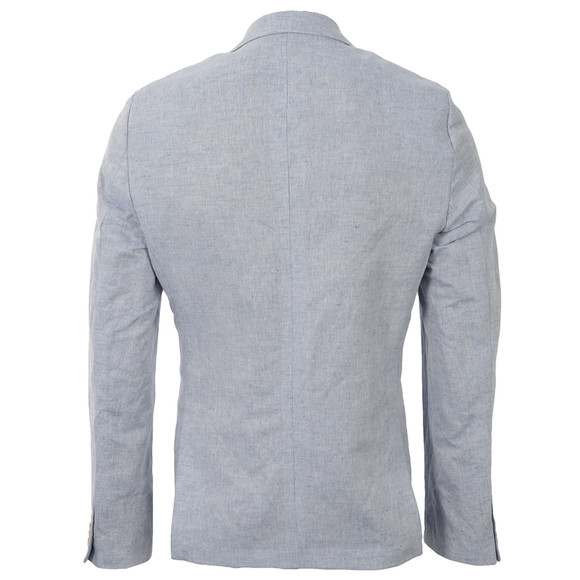 Scotch & Soda Mens Blue Scotch & Soda Blue Summer Blazer in Cotton/Linen Blend main image