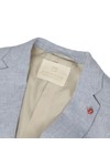 Scotch & Soda Mens Blue Scotch & Soda Blue Summer Blazer in Cotton/Linen Blend