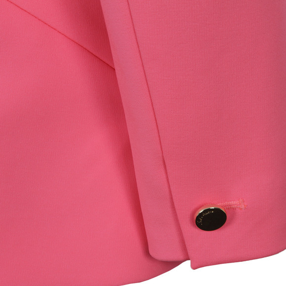 Ted Baker Womens Pink Alisya Curved Hem Jacket #4