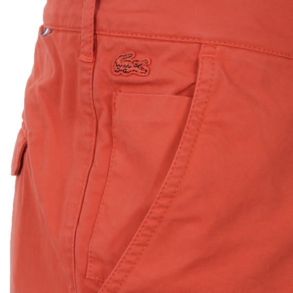 Lacoste Live Mens Red Lacoste Live Rough Blanchi Bermuda Chino Shorts main image
