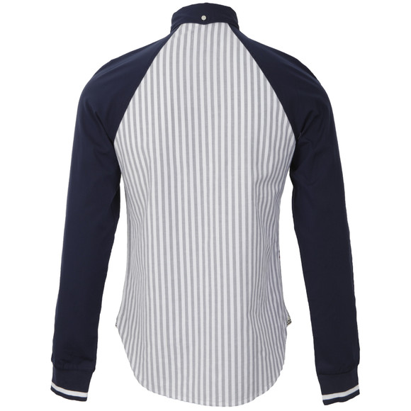 Lacoste Live Mens Blue Lacoste Live Indigo Fonce/Blanc Stripe Shirt CH0884 main image