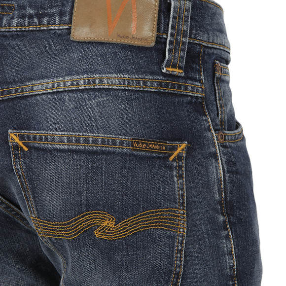 Nudie Jeans Mens Blue Grim Tim Twisted Blue Jeans main image