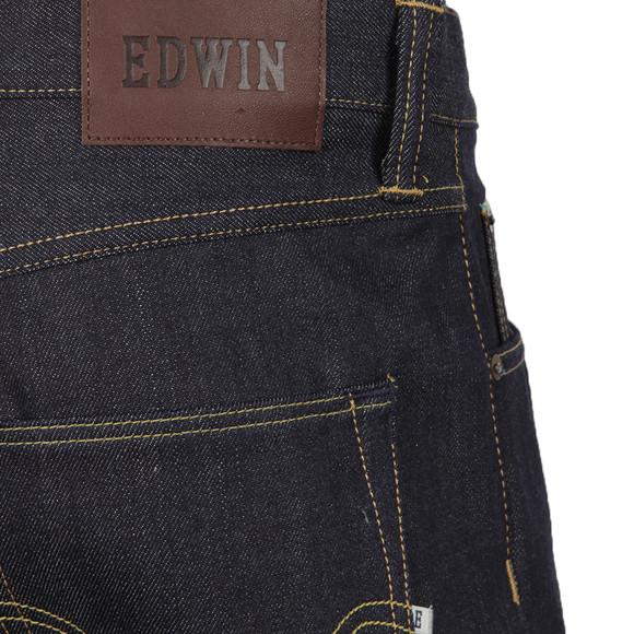 Edwin Mens Blue Edwin ED-55 Blue Unwashed Rainbow Selvage Relaxed Tapered Jean #2