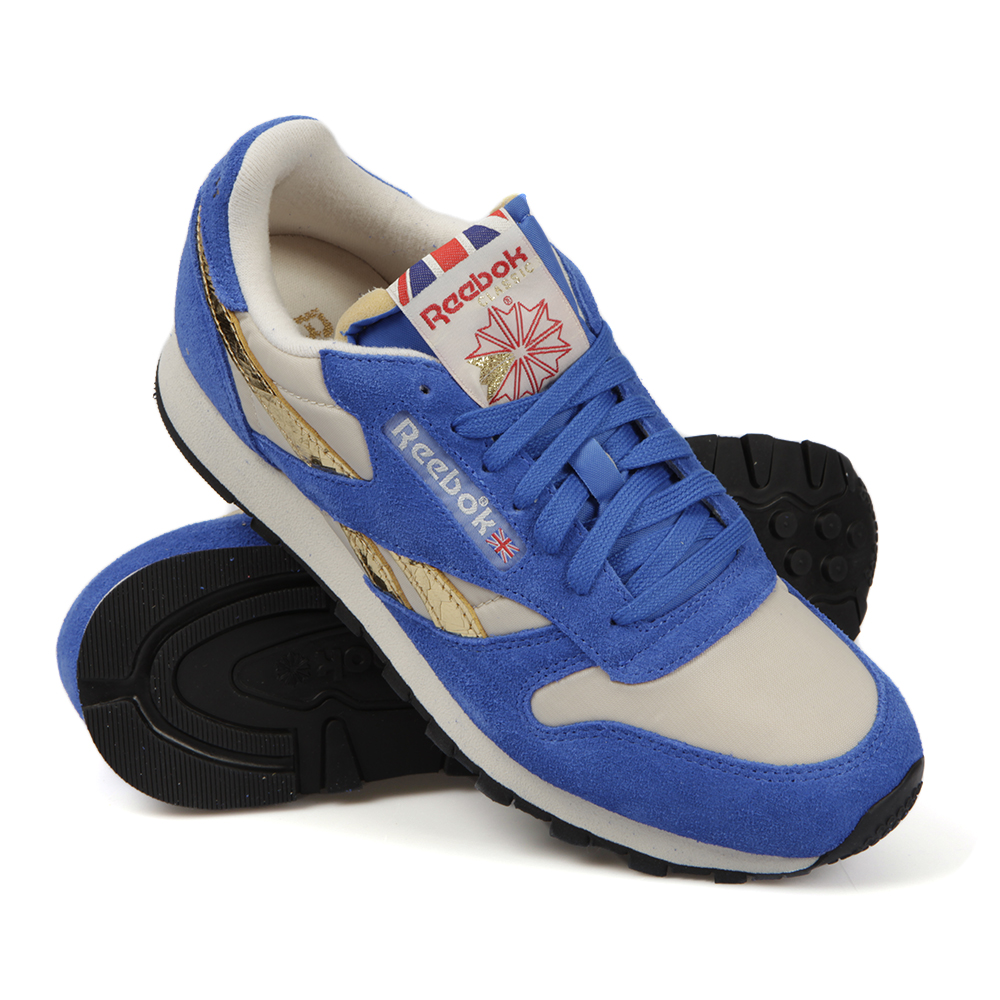 Reebok Classic Leather Blue Vintage Trainer Masdings