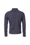 Pretty Green Mens Blue Pretty Green Nylon Biker Bomber Jacket