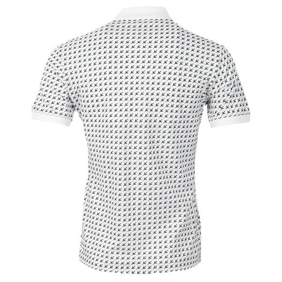 Lacoste Mens White Lacoste PH8422 White/Green Polo #4