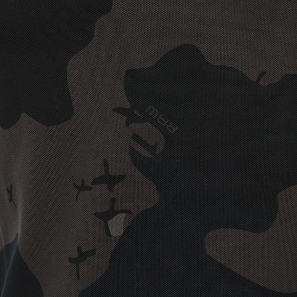 G-Star Mens Black G-Star Joakim Black Camo Polo main image