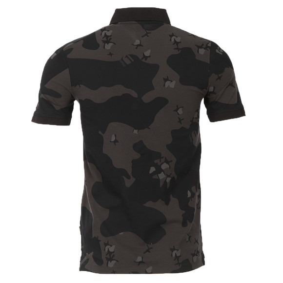 G-Star Mens Black G-Star Joakim Black Camo Polo main image