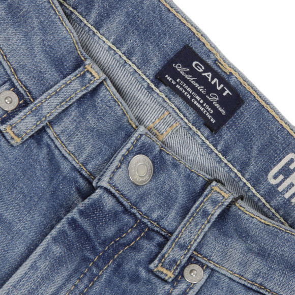 Gant Boys Blue Gant AS 5 Pocket Chip Denim Jean main image