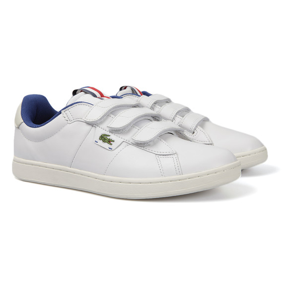 Lacoste Live Mens White Broadwick Strap Trainers #1