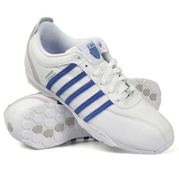 K Swiss Mens White K Swiss Arvee White/Blue 1.5 Trainer main image
