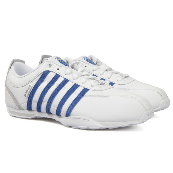 K Swiss Mens White K Swiss Arvee White/Blue 1.5 Trainer main image