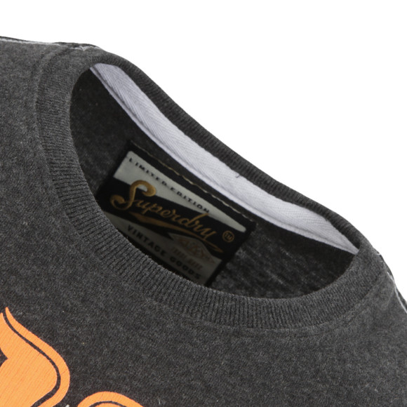 Superdry Mens Grey Dakota Airlift T-Shirt main image