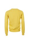 Fynch Hatton Mens Yellow Fynch Hatton Superfine Yellow Cotton V-Neck Jumper