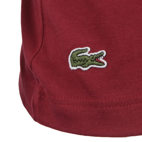 Lacoste Live Mens Red Lacoste Live Bordeaux T-Shirt TH8235 #2