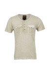 Pearly King Mens Beige Pearly King Blaze Stone T-Shirt