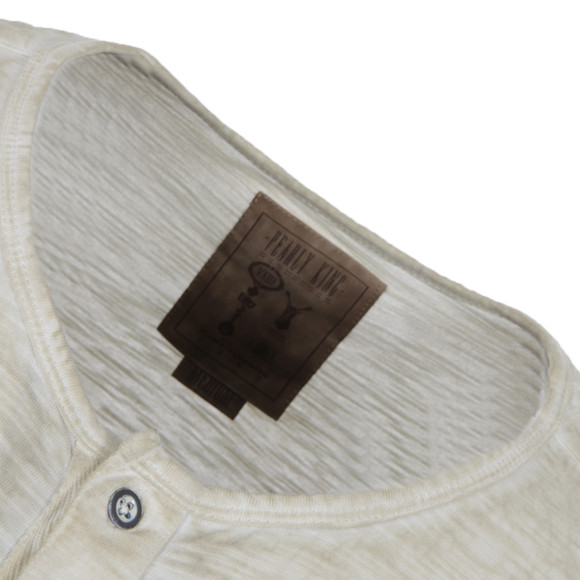 Pearly King Mens Beige Pearly King Blaze Stone T-Shirt main image