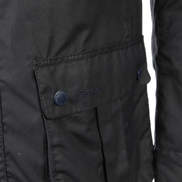 Barbour International Mens Blue Barbour Simonside Navy Wax Jacket #2