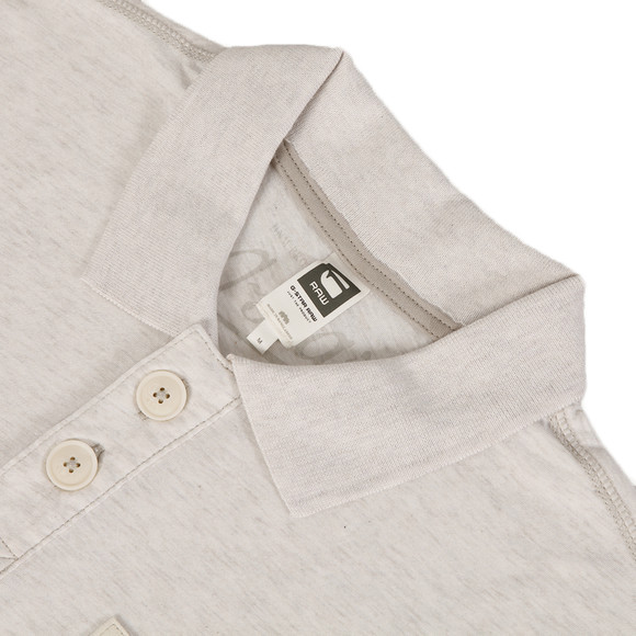 G-Star Mens Beige G-Star Art Gilera Pocket Polo main image