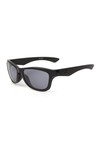 Oakley Mens Black Oakley Jupiter Matte Black/Grey Sunglasses