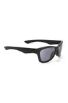 Oakley Mens Black Oakley Jupiter Matte Black/Grey Sunglasses